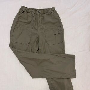 Free People Green Cargo Pants